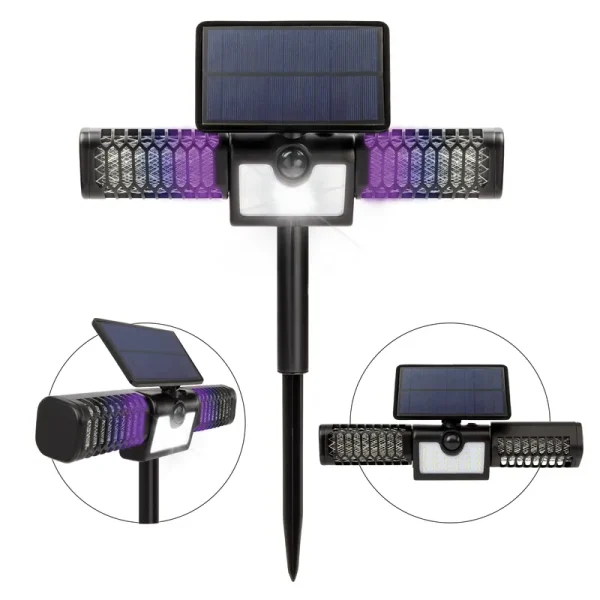 Bell & Howell Monster Solar 2-in-1 Flood Light Bug Zapper