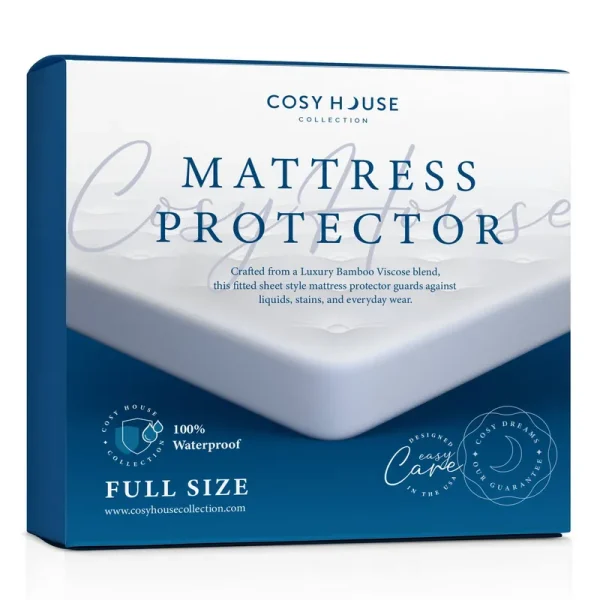 Cosy House Collection Luxury Bamboo Mattress Protector - Full