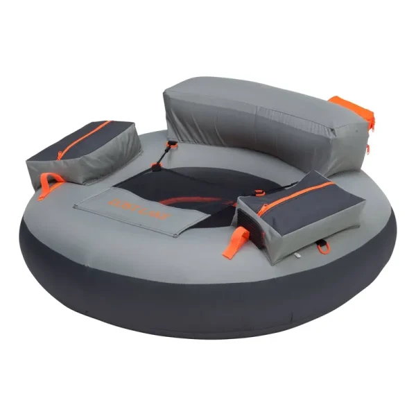 White River Fly Shop Lost Lake Round Float Tube - Gray/Orange