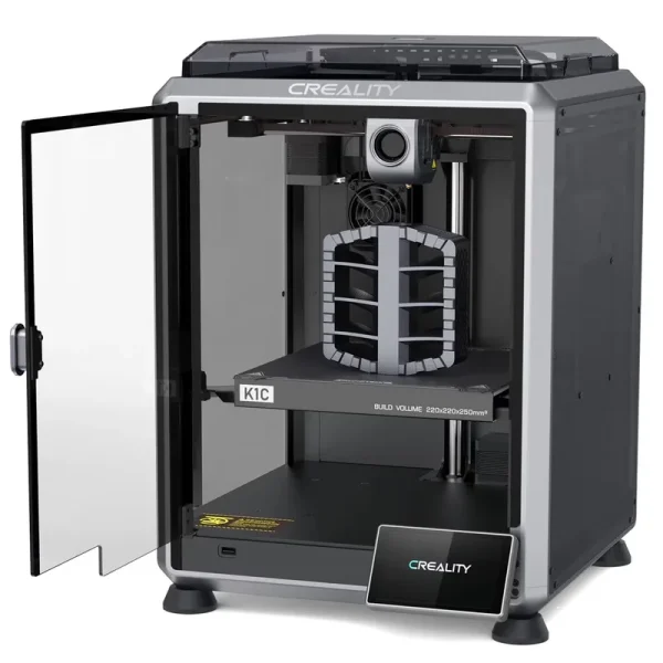 Creality K1C 3D Printer with Reliable Extrusion, 600mm/S Fast Printing Speed, AI Smart Camera, Anti - Vibration Design, Auto Calibration for Leveling, Printing Size 220*220*250mm