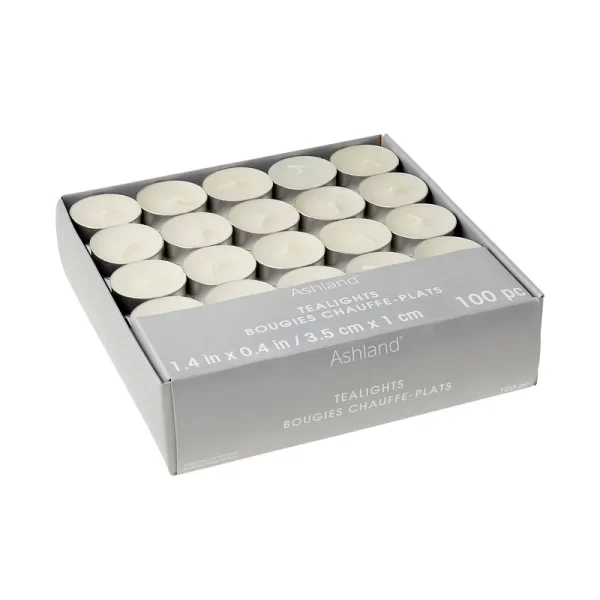 Ashland Basic Elements Ivory Unscented Tealights - Each
