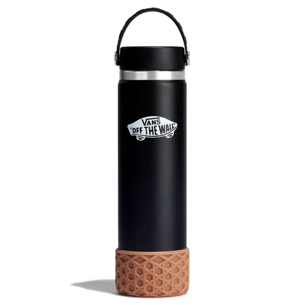 Vans 24oz Wide Mouth Hydroflask (Black) One Size