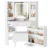 White with Rotating Shelves