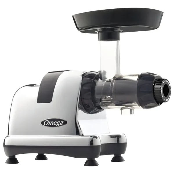 Omega J8006HDC Juicer, Chrome