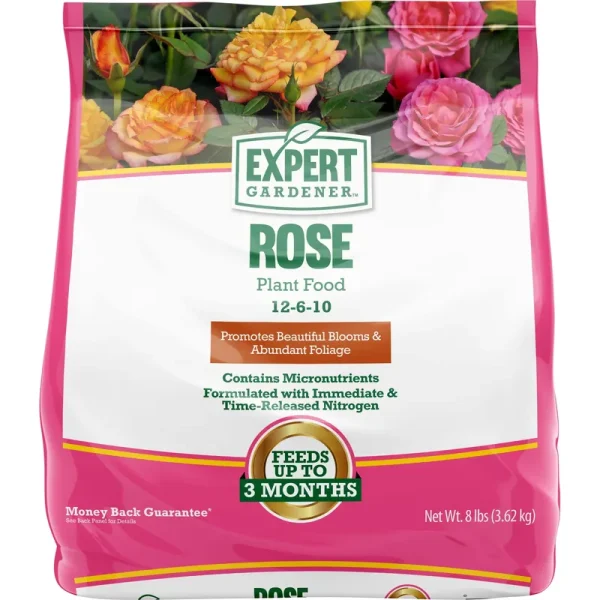 Expert Gardener 12-6-10 Rose Plant Food Fertilizer - 8 lb