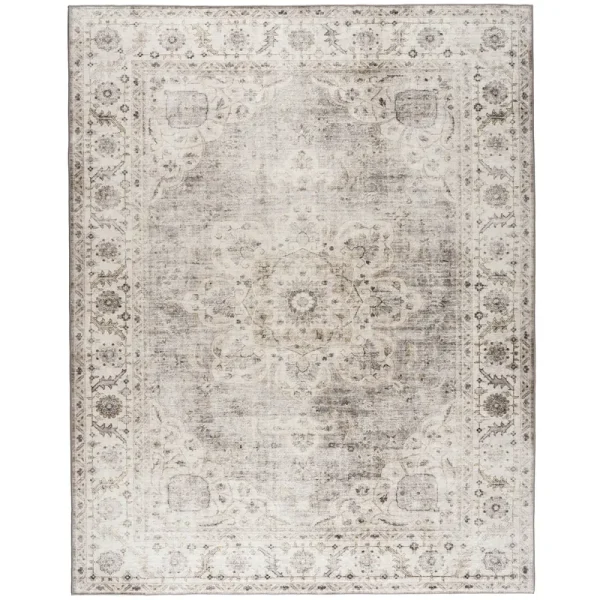 ReaLife Machine Washable -vintage Bohemian Medallion Rug - 3' x 5'