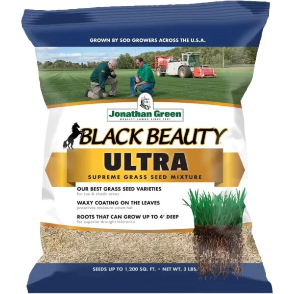 Jonathan Green Black Beauty 10321 Ultra Grass Seed, 3 lbs