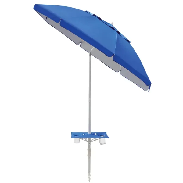 Mainstays 7' Umbrella with Table Includes Tilt Vented Canopy Sand Anchor & Carry Bag - Each