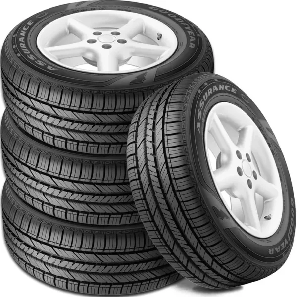 4 Goodyear Assurance Fuel Max P 225/55R17 95H All-Season Fuel - Efficient A/S Tire 738828571 / 225/55/17 / 2255517