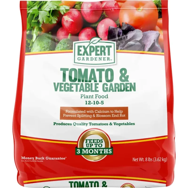 Expert Gardener Tomato & Vegetable Garden Plant Food Fertilizer - 8 lb