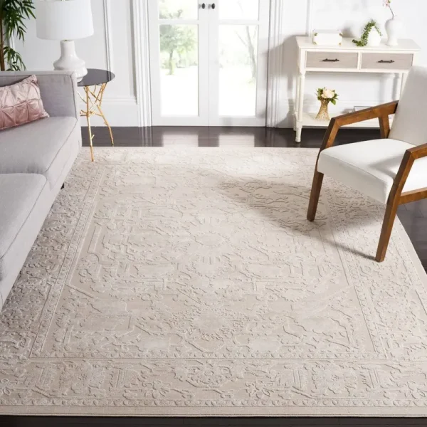 Calidia Oriental Cream/Ivory Area Rug Laurel Foundry Modern Farmhouse Rug Size: Rectangle 10' x 14'