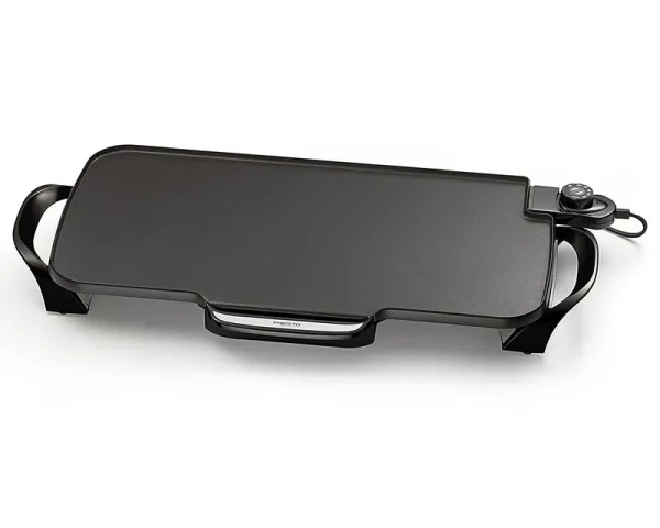 Presto Electric Griddle with Removable Handles, Black