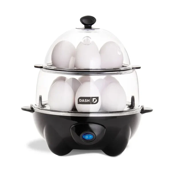 Dash Deluxe Egg Cooker, Black