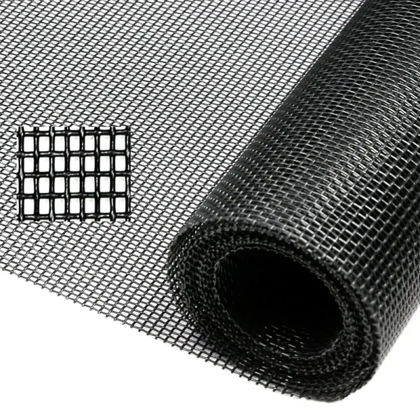 TOOLTRIZ Pet Proof Window Screen Replacement, 39�� x 100" Upgraded Thicken Charcoal Fiberglass Mesh for Sliding Pet Screen Door Repair Kit - Screen