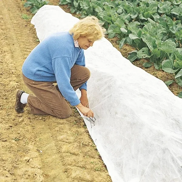 Gardens Alive! Floating Standard Weight Fabric Row Cover - 10 ft x 50 ft
