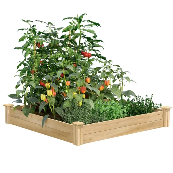 Greenes Fence 48 in. x 48 in. Cedar Raised Garden Bed