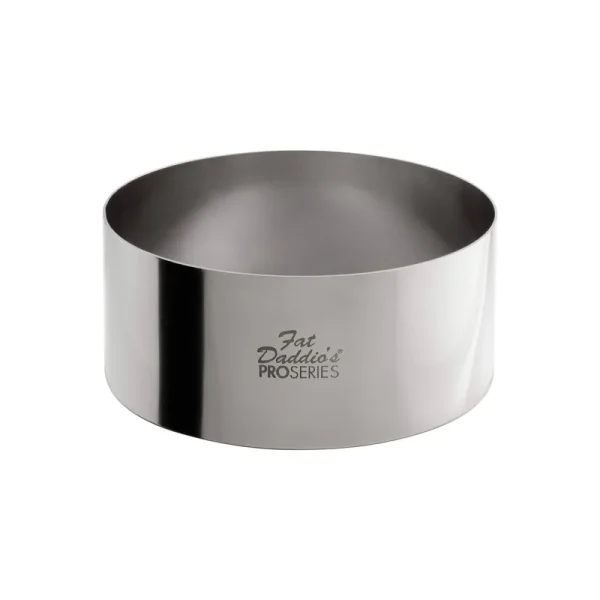 Fat Daddio's Stainless Steel Round Cake & Pastry Ring, 4 x 1.75 inch