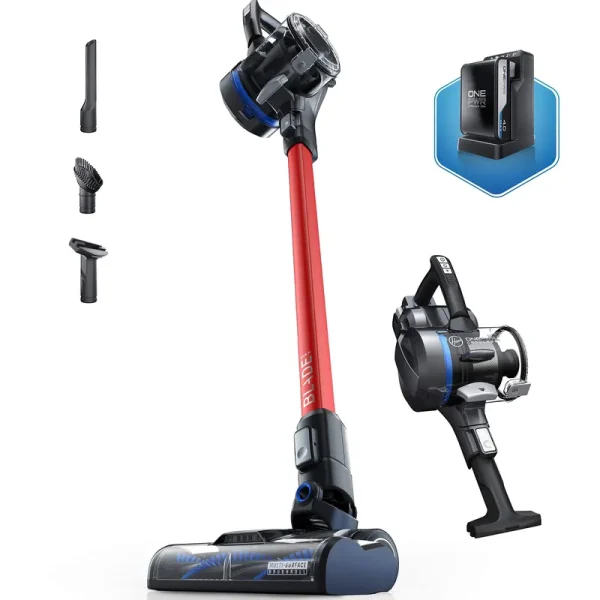 Hoover BH53352V Onepwr Blade Max Multi Surface Cordless Stick Vacuum Cleaner Lightweight Red
