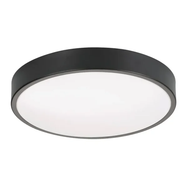 AFX Octavia LED 12 inch Satin Brass Flush Mount Ceiling Light OTVF1218LAJD1SB
