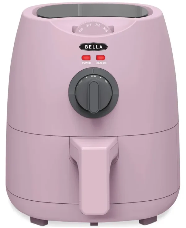Bella 2 Quart Electric Air Fryer, Pink