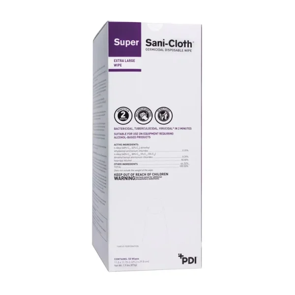 Super Sani-Cloth Germicidal Disposable Wipes by Pdi, Inc