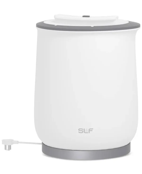 SLF 9073 Luxury Towel Warmer, 20L Electric Hot Towel Warmer Bucket, Fits Up to Two 40"x70" Oversized Towels, 18.5 x 13 in, White