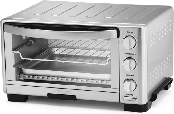 Cuisinart 6-Slice Silver Toaster Oven Broiler TOB-1010