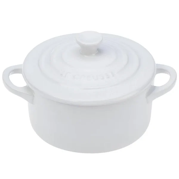 Le Creuset 8 oz. Mini Round Cocotte - White