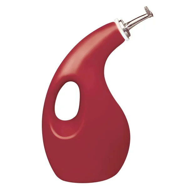 Rachael Ray Red Stoneware Evoo Dispensing Bottle