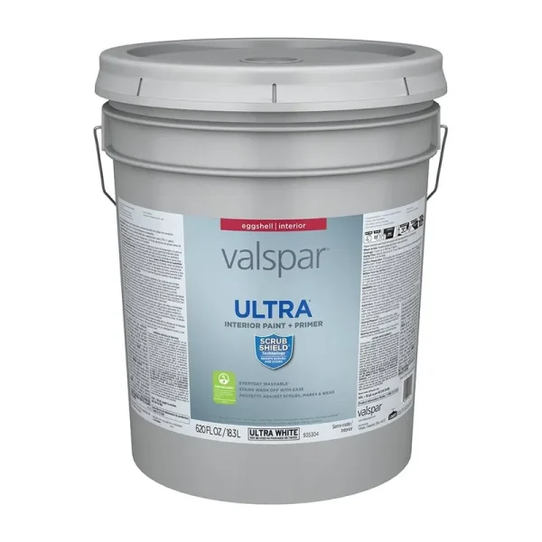 Valspar Ultra Eggshell Ultra White Tintable Interior Paint 5-Gallon | 007.0935304.008