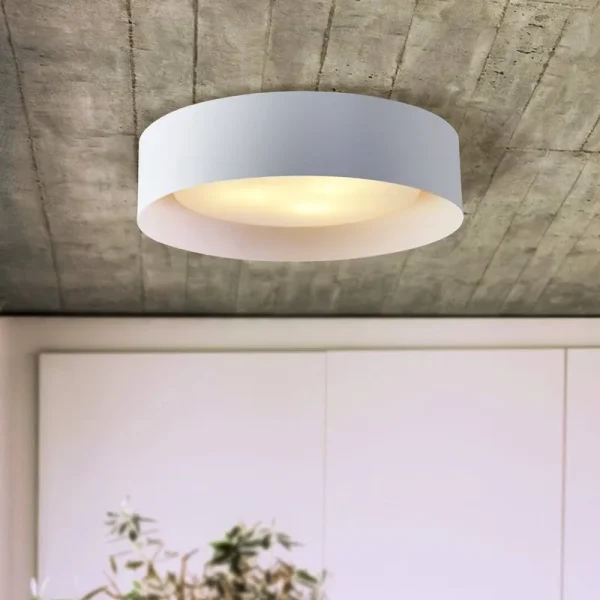 Davyn 3 - Light 16&& Flush Mount Latitude Run Shade Color: White