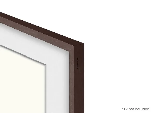 Samsung - 75" The Frame Customizable Bezel - Modern Brown