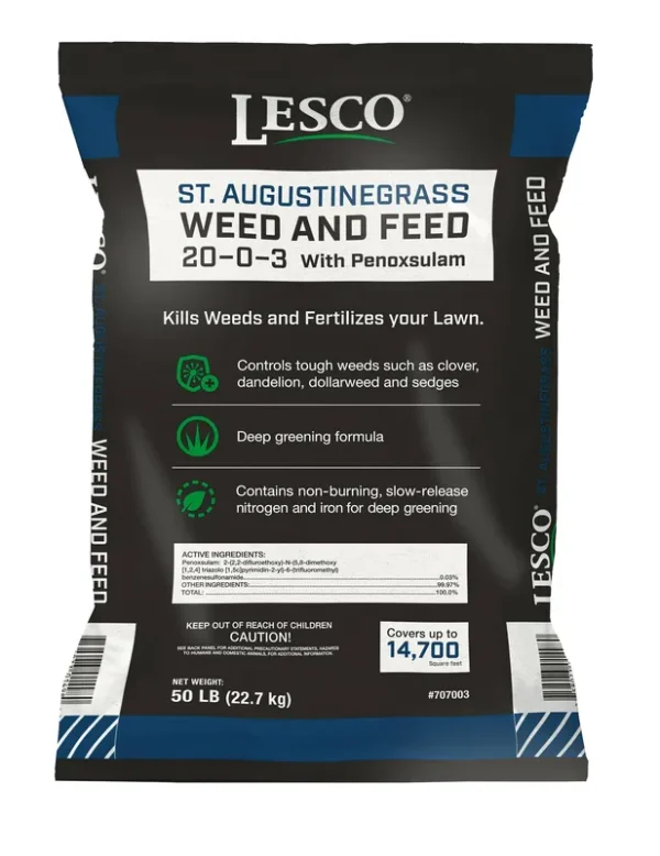 Lesco 14700-Sq ft 20-0-3 Weed & Feed - 50 lb