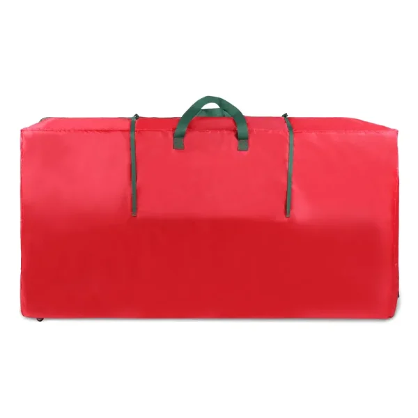 Mainstays Rolling Tree Storage Bag with Wheels - Red - 9 ft