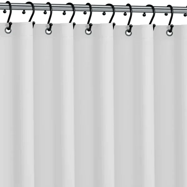 Italian Collection Premium Shower Curtain Liner, 72"W x 72''H - PVC-Free, 6g Peva Shower Curtain with 12 Rust Proof Grommets and Magnet-weighted