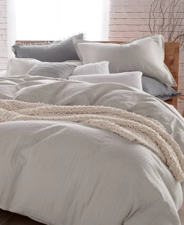Dkny Pure Comfy Duvet Cover Full/Queen - Platinum
