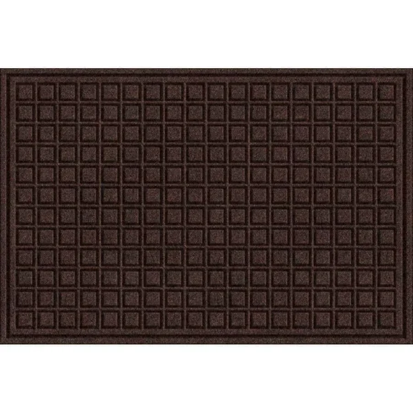 TrafficMaster Brown 24 in. x 36 in. Synthetic Surface and Recycled Rubber Commercial Door Mat