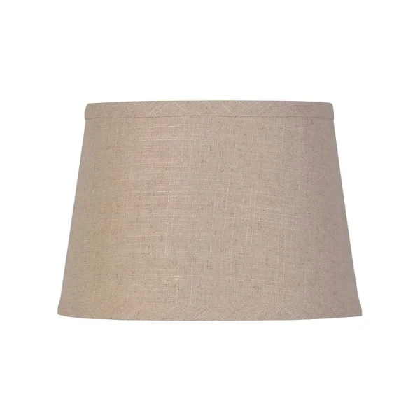 Threshold Textured Trim Small Lamp Shade, Brown