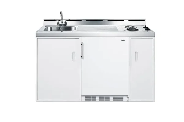 Summit Appliance 60 in. Compact Kitchen in White