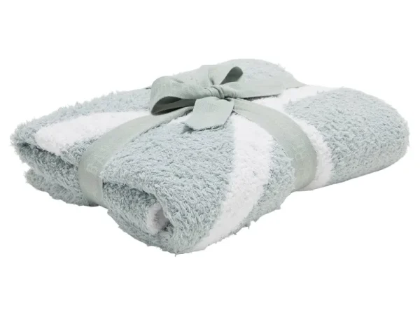 Barefoot Dreams CozyChic Starfish Baby Blanket - Seafoam Green