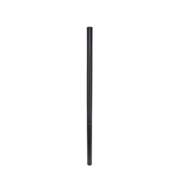 LUTEC 9706502012 80 in. Black Outdoor Direct Burial Aluminum Lamp Post