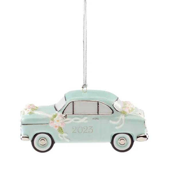 Lenox 2023 Just Married Vintage Car Ornament