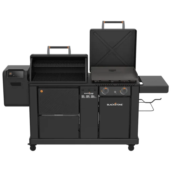 Blackstone Pellet Grill and Omnivore Griddle Combo 2-Burner Liquid Propane Flat Top Grill | 2022