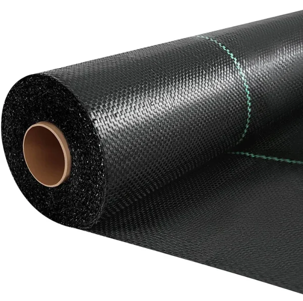 VEVOR 6x300 ft Heavy Duty PP Woven Weed Barrier Landscape Ground Cover 2.4oz 20year, Size: 6ft*300ft(1.5Oz)