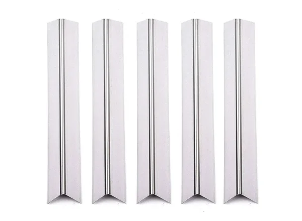 BBQ Gas Grill 16 Ga Stainless Steel Flavorizer Bars for Weber Spirit 300 Gas Grills 7636 (5-Pack/Dimensions: 15 1/4" x 2 3/5", 16 Ga.)