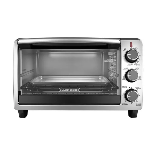 BLACK+DECKER 6 - Slice Toaster Oven, Black, TO1950SBD