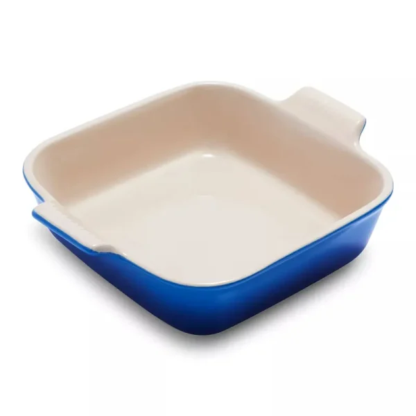 Le Creuset Heritage Square Dish | Stoneware Azure, 3 Qt.