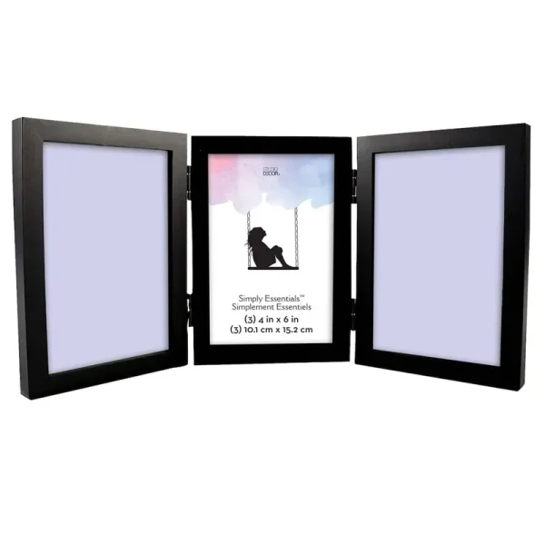 Studio Decor 4" x 6" Simply Essentials 3 Opening Hinged Frame - Each