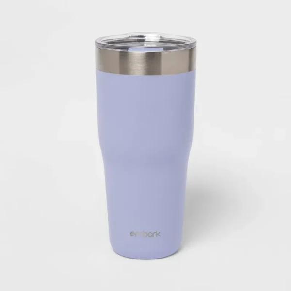 Embark 30oz Stainless Steel Lidded Tumbler Lilac