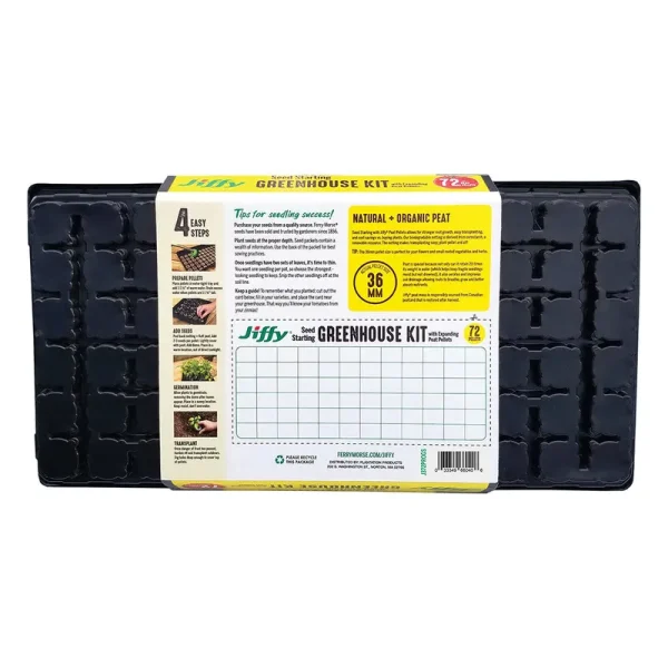 Jiffy J372PROGS Greenhouse Seed Starter Kit with Superthrive